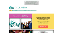 Desktop Screenshot of dayainsani.com